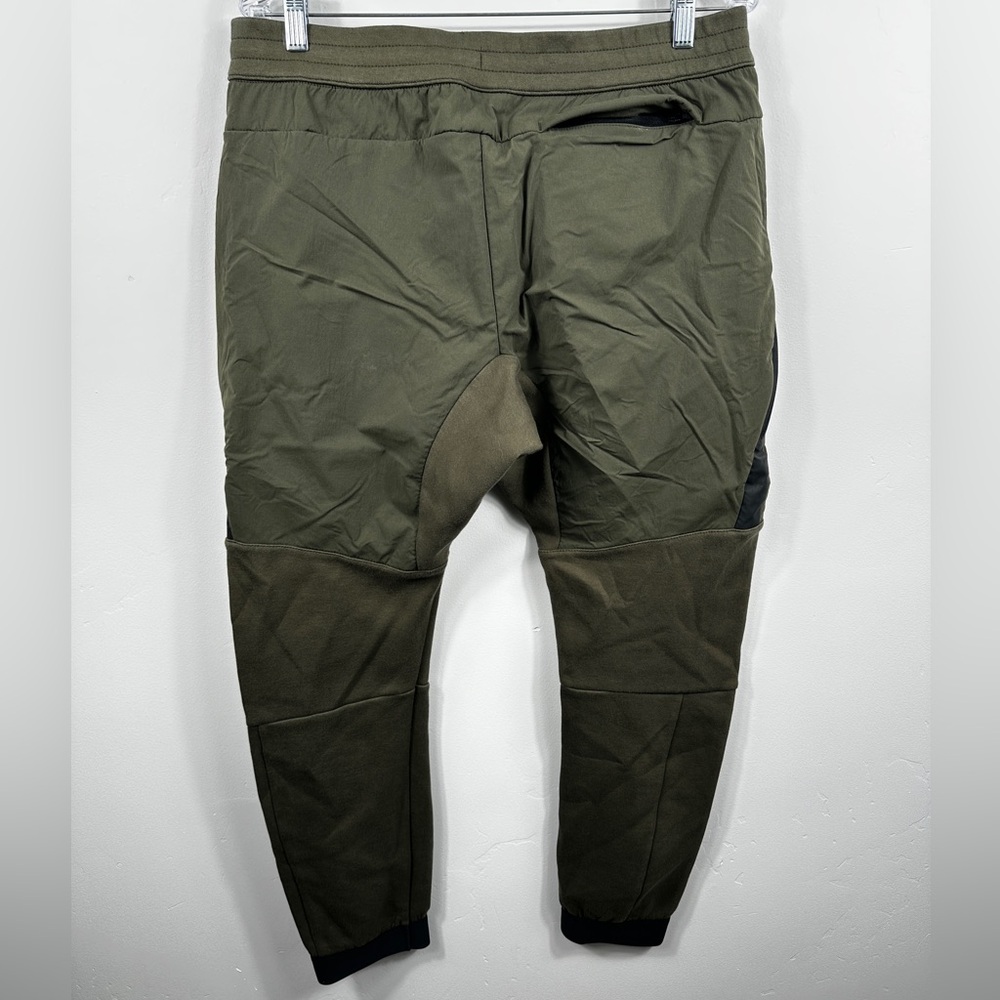 Nike Tech Fleece Joggers Olive Green Tapered Athletic Pants Size Large - Picture 2 of 6
